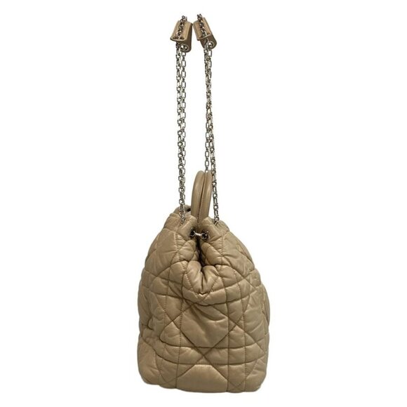 Dior Christian Tote Milly la Foret Beige Chain Shoulder Lambskin - Picture 2 of 15